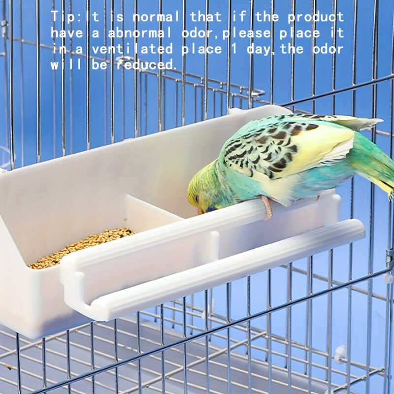 1kom prijenosna hranilica za ptice s dvostrukom rešetkom, viseća posuda za hranu za ptice i vodu za kavez za ptice