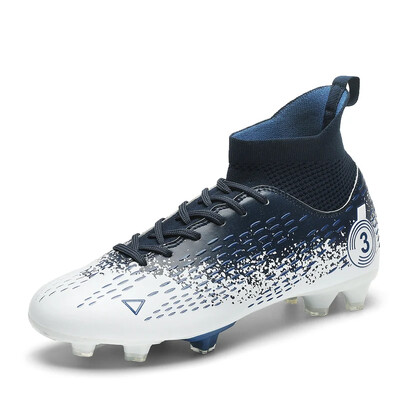FG/TF futbola zābaki pret slīdēšanu zāle treniņu futbola apavi plata versija vīriešu futbola apavi ar augstu augšdaļu