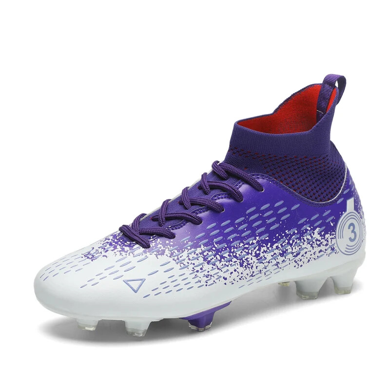 FG/TF kopačke za nogomet na travi protiv klizanja, široka verzija muških visokih kopački