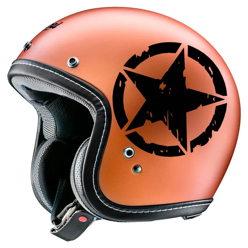 1PC Naljepnice za motocikl s petokrakom Zvijezda Vodootporni Spremnik goriva za motocikle Blatobran Obloga kacige Dekor Motocross Logo Vinilne naljepnice