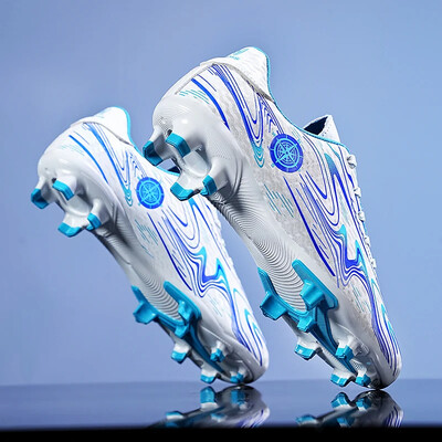 Elpojoši futbola apavi Vīriešu futbola zābaki ar gariem vārpstiem Sieviešu bērnu jaunatnes sporta bumbu apavi sacensību treniņu apavi