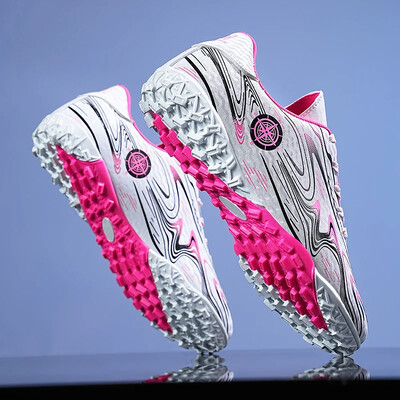 Elpojoši futbola apavi Vīriešu futbola zābaki ar gariem vārpstiem Sieviešu bērnu jaunatnes sporta bumbu apavi sacensību treniņu apavi