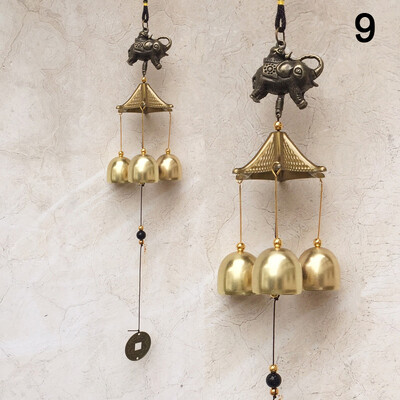 Αντίκα Wind Chime Χάλκινη αυλή Κήπος Διακόσμηση υπαίθριου καθιστικού Μεταλλική ανεμοσυντήρηση