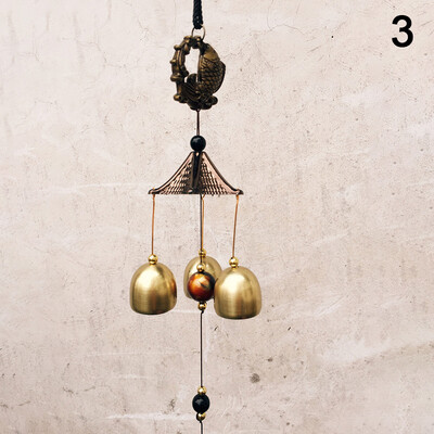 Αντίκα Wind Chime Χάλκινη αυλή Κήπος Διακόσμηση υπαίθριου καθιστικού Μεταλλική ανεμοσυντήρηση