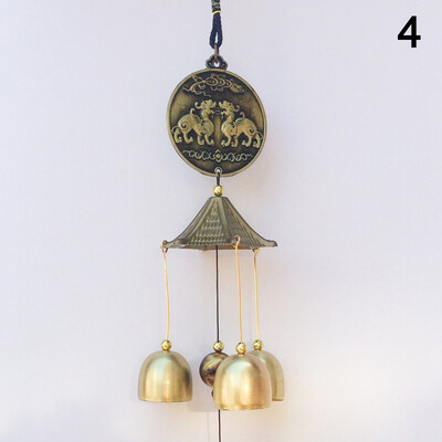 Αντίκα Wind Chime Χάλκινη αυλή Κήπος Διακόσμηση υπαίθριου καθιστικού Μεταλλική ανεμοσυντήρηση