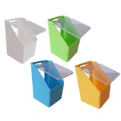 Radoša putnu ūdens barotava Piekārta mājputnu barotava Izturīga, uzticama mājputnu barošanas sile baložu putniem budgie mājputniem