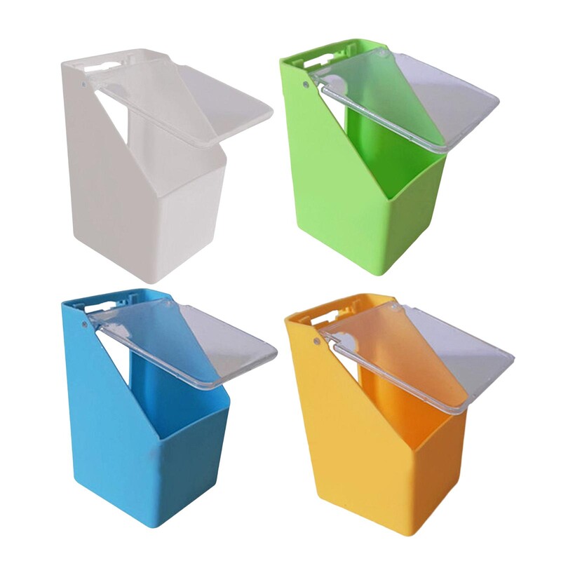 Radoša putnu ūdens barotava Piekārta mājputnu barotava Izturīga, uzticama mājputnu barošanas sile baložu putniem budgie mājputniem