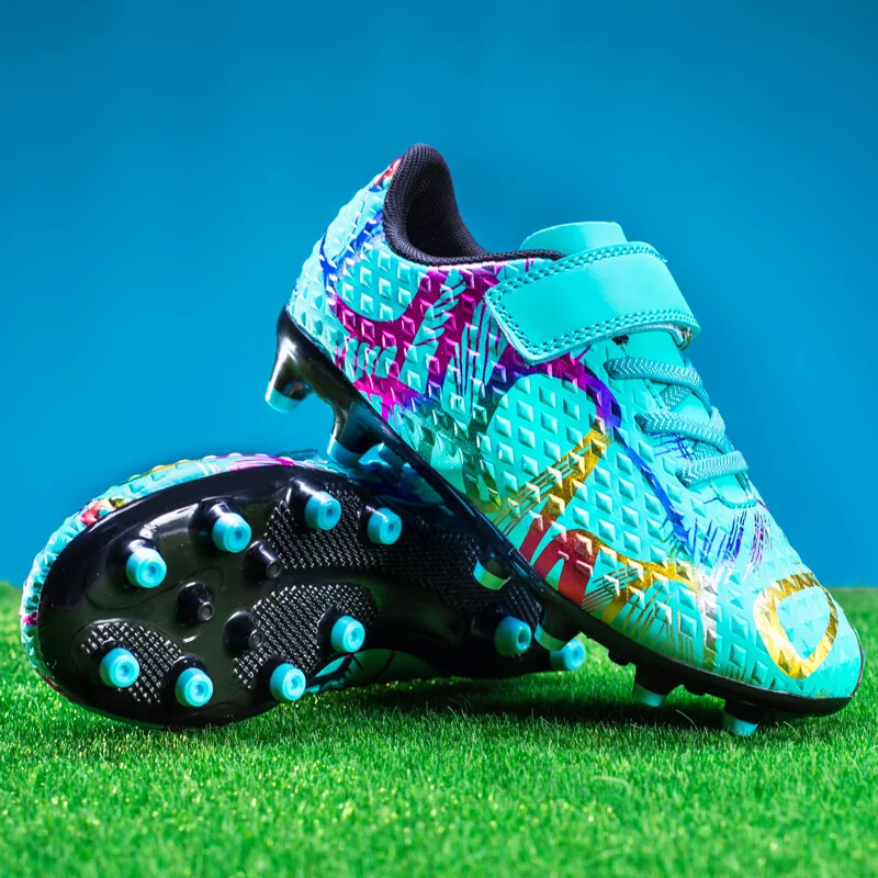 Profesionāli iekštelpu sporta futbola apavi āra futsal futbola apavi Profesionāli vīriešu futbola apavi ar augstu augšdaļu, elpojoši