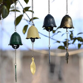 Ιαπωνικά Iron Wind Chimes Yard Wind Bells Διακόσμηση κήπου Εξωτερικών κρεμαστά μενταγιόν Lucky Temple Bells Outdoor Home Entrance Deco