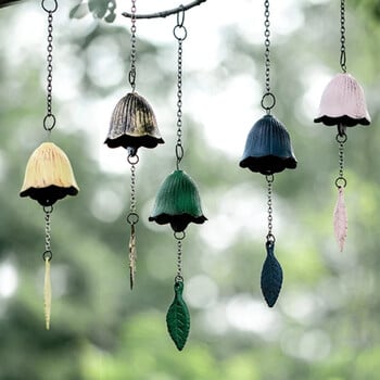 Ιαπωνικά Iron Wind Chimes Yard Wind Bells Διακόσμηση κήπου Εξωτερικών κρεμαστά μενταγιόν Lucky Temple Bells Outdoor Home Entrance Deco