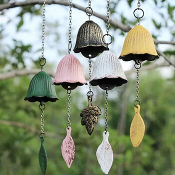 Ιαπωνικά Iron Wind Chimes Yard Wind Bells Διακόσμηση κήπου Εξωτερικών κρεμαστά μενταγιόν Lucky Temple Bells Outdoor Home Entrance Deco