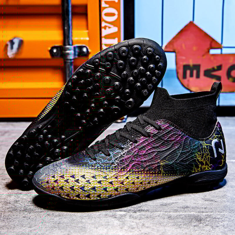 Profesionalne visoke nogometne tenisice za muškarce, TF tenisice za trening na travnjaku sa slomljenim noktima i kratkim noktima, protuklizne