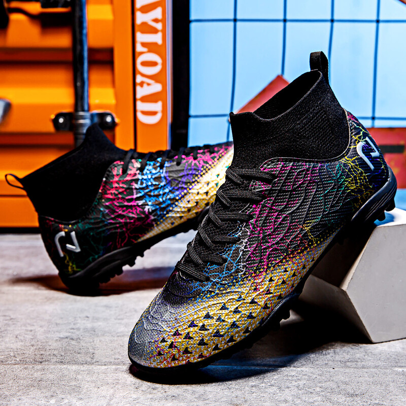 Profesionalne visoke nogometne tenisice za muškarce, TF tenisice za trening na travnjaku sa slomljenim noktima i kratkim noktima, protuklizne