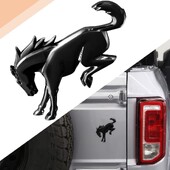 3D emblemų lipdukai Lipdukai Vinilo galinė emblema Juoda ABS bagažinės dangtis, suderinamas su Ford Bronco Sport Accessories 2020 2021 2022 2023