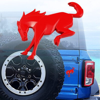3D emblemų lipdukai Lipdukai Vinilo galinė emblema Juoda ABS bagažinės dangtis, suderinamas su Ford Bronco Sport Accessories 2020 2021 2022 2023