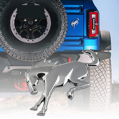 3D emblemų lipdukai Lipdukai Vinilo galinė emblema Juoda ABS bagažinės dangtis, suderinamas su Ford Bronco Sport Accessories 2020 2021 2022 2023