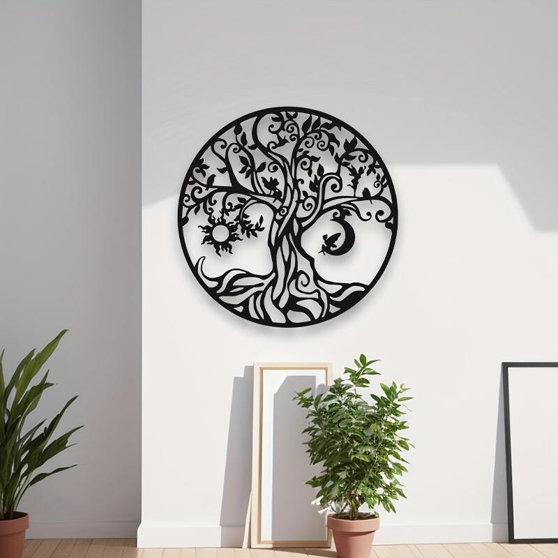 Fém kézművesség, vasfaldíszítés, kültéri kerti faldekoráció, beltéri nappali dekoráció, esztétikus falfestmények