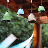 Ιαπωνικό στυλ Wind Chime Μεταλλικό Wind Bell Αυλή Διακόσμηση κήπου Δωματίου Κρεμαστό στολίδι Κρεμαστό εξωτερικού χώρου Τοπίο Wind Music