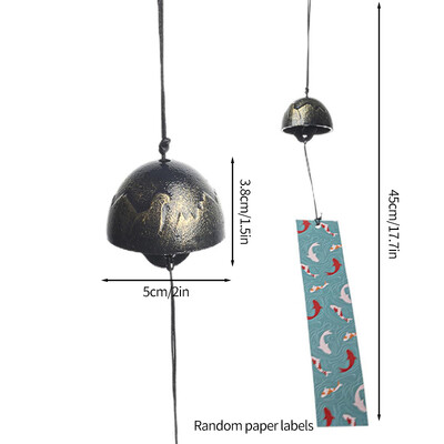 Ιαπωνικό στυλ Wind Chime Μεταλλικό Wind Bell Αυλή Διακόσμηση κήπου Δωματίου Κρεμαστό στολίδι Κρεμαστό εξωτερικού χώρου Τοπίο Wind Music