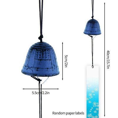 Ιαπωνικό στυλ Wind Chime Μεταλλικό Wind Bell Αυλή Διακόσμηση κήπου Δωματίου Κρεμαστό στολίδι Κρεμαστό εξωτερικού χώρου Τοπίο Wind Music