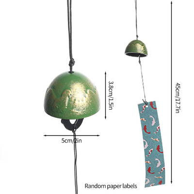Ιαπωνικό στυλ Wind Chime Μεταλλικό Wind Bell Αυλή Διακόσμηση κήπου Δωματίου Κρεμαστό στολίδι Κρεμαστό εξωτερικού χώρου Τοπίο Wind Music