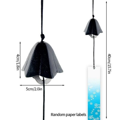 Ιαπωνικό στυλ Wind Chime Μεταλλικό Wind Bell Αυλή Διακόσμηση κήπου Δωματίου Κρεμαστό στολίδι Κρεμαστό εξωτερικού χώρου Τοπίο Wind Music