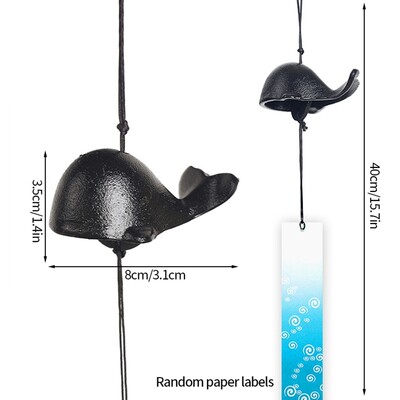 Ιαπωνικό στυλ Wind Chime Μεταλλικό Wind Bell Αυλή Διακόσμηση κήπου Δωματίου Κρεμαστό στολίδι Κρεμαστό εξωτερικού χώρου Τοπίο Wind Music