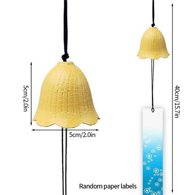 Ιαπωνικό στυλ Wind Chime Μεταλλικό Wind Bell Αυλή Διακόσμηση κήπου Δωματίου Κρεμαστό στολίδι Κρεμαστό εξωτερικού χώρου Τοπίο Wind Music