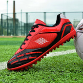 Futbola apavi Vīriešu zābaciņi Futbola zābaki Modes Firmas Slīdēšanas Kniedes Pretslīdes Zēnu kedas Oriģinālās Āra Treniņu trenažieri