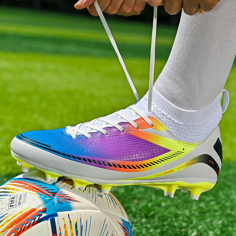 Νέα ανδρικά παπούτσια ποδοσφαίρου ενηλίκων TF/FG Επαγγελματικά αντιολισθητικά γυναικεία μποτάκια ποδοσφαίρου Παιδικά υπαίθρια αθλητικά παπούτσια ποδοσφαίρου υψηλής ποιότητας