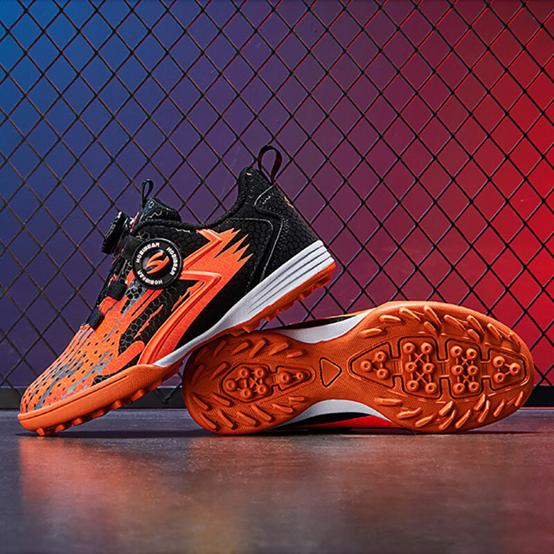 Παπούτσια ποδοσφαίρου για αγόρια με γρήγορο πόμολο δαντέλας Προπόνηση για αγόρια σε εξωτερικούς χώρους Γρήγορο ποδόσφαιρο τένις Γνήσια ανδρικά μποτάκια ποδοσφαίρου