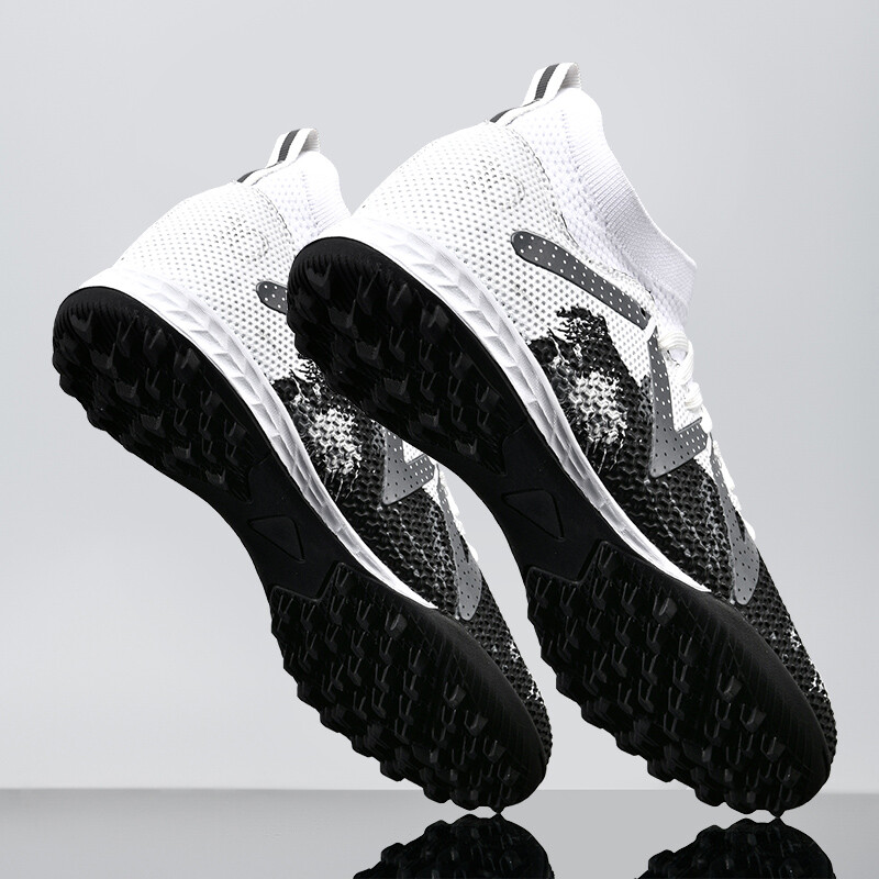 Profesionāli futbola apavi TF lauztiem nagiem pusaudžiem Izturīga izskata augstceltnes treniņu apavi pieaugušajiem āra Neslīdoši futbola apavi