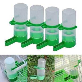 4 τμχ Pet Birds Drinker Feeder Dispenser Food Parrot Parakeet Automatic Drinking Fountain Water Cups Bottle Bowls Feeder Supplies