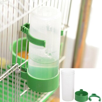 4 τμχ Pet Birds Drinker Feeder Dispenser Food Parrot Parakeet Automatic Drinking Fountain Water Cups Bottle Bowls Feeder Supplies