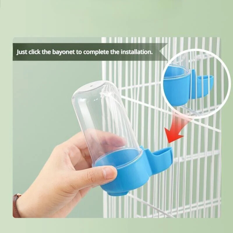 Pet Bird Water Feeder Parrot Water Dispenser Bird Cage Suspended Automatic Water Dispenser Τροφοδότες πουλιών