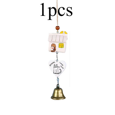 Wind Chimes Διακόσμηση Σπιτιού Πουλί Σπίτι Κλουβί Καθημερινές ανάγκες Μωρό Παιδιά Δώρο Ποιμενικό Κρεμαστό Οικιακό Στολίδι Κήπου Νέο