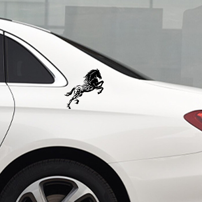 G124 19.5X20CM naljepnica za automobil Zgodni konj Vodootporna vinilna naljepnica Dodaci za automobil Pegatinas Para Coche DIY Dizajn automobila