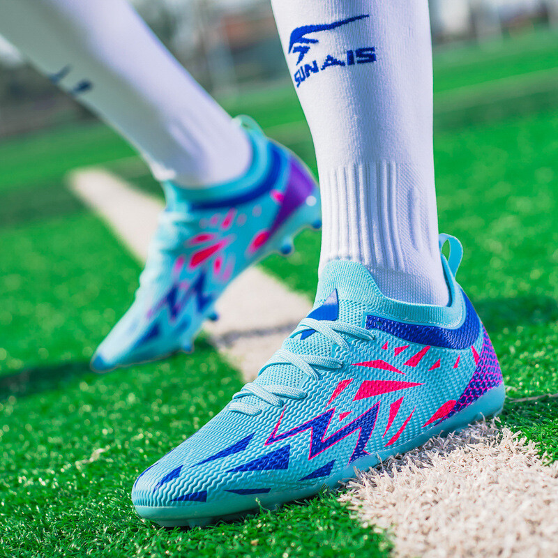 Vrhunske profesionalne nogometne tenisice za muškarce Ženske modne otisnute duge šiljke Nogometne tenisice Velika veličina 46 Futsal tenisice Tenisice