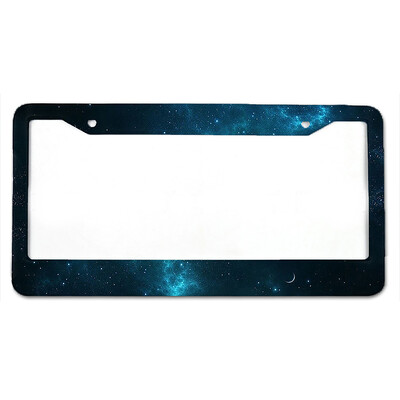 Zvaigžņotās debess raksts Amerikas standarta alumīnija sakausējuma automašīnu numura zīmes vāciņš Automašīnas piederumi, ūdensnecaurlaidīgs numura zīmes vāks