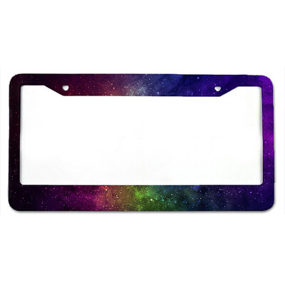 Zvaigžņotās debess raksts Amerikas standarta alumīnija sakausējuma automašīnu numura zīmes vāciņš Automašīnas piederumi, ūdensnecaurlaidīgs numura zīmes vāks