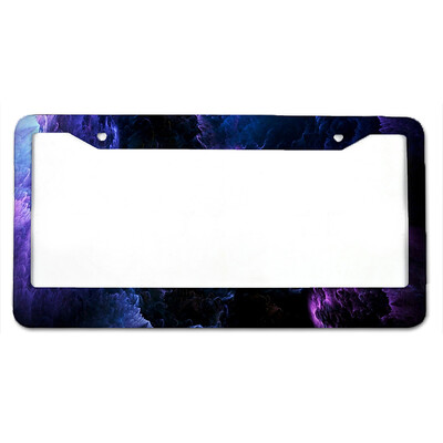 Zvaigžņotās debess raksts Amerikas standarta alumīnija sakausējuma automašīnu numura zīmes vāciņš Automašīnas piederumi, ūdensnecaurlaidīgs numura zīmes vāks