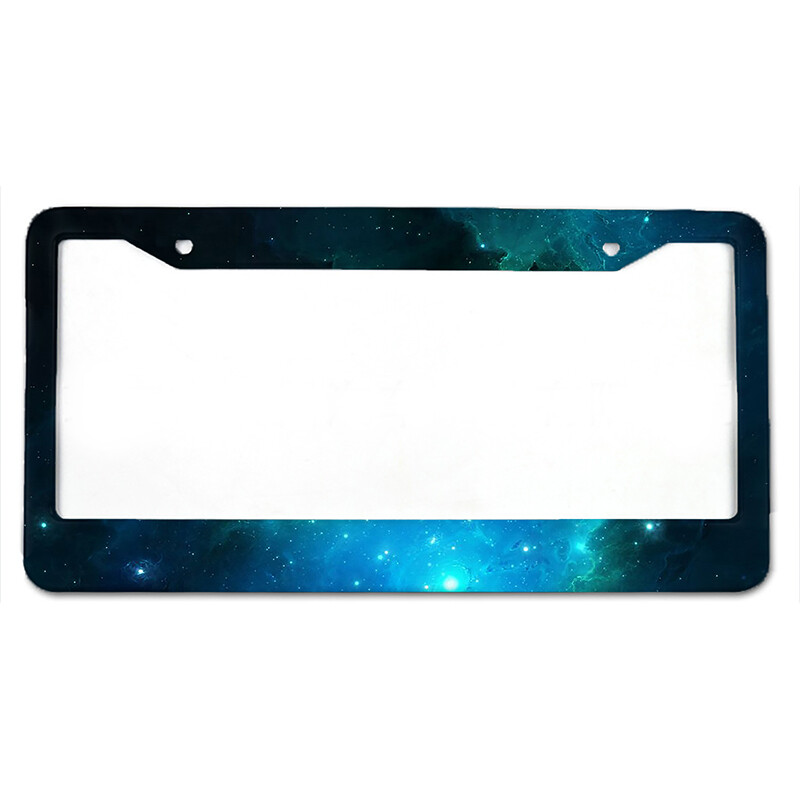 Zvaigžņotās debess raksts Amerikas standarta alumīnija sakausējuma automašīnu numura zīmes vāciņš Automašīnas piederumi, ūdensnecaurlaidīgs numura zīmes vāks