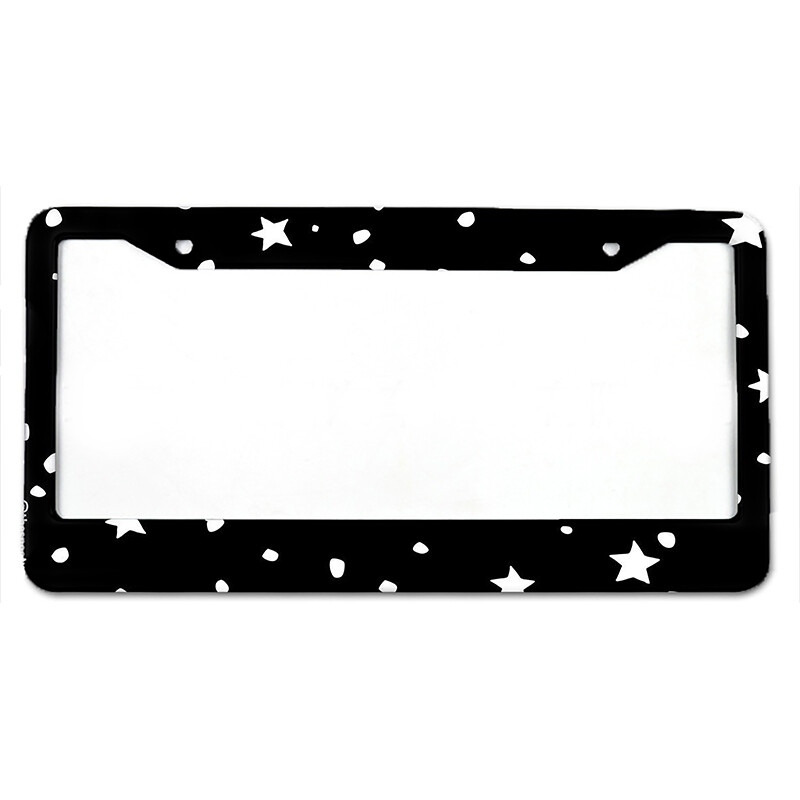 Zvaigžņotās debess raksts Amerikas standarta alumīnija sakausējuma automašīnu numura zīmes vāciņš Automašīnas piederumi, ūdensnecaurlaidīgs numura zīmes vāks