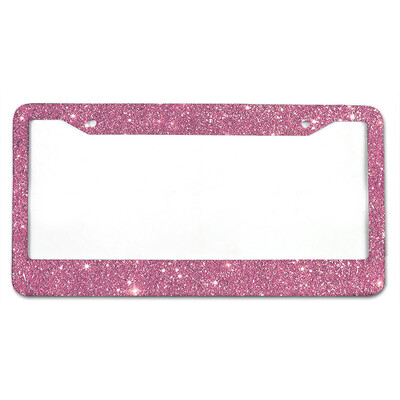 Skaisti raksti Amerikāņu standarta alumīnija sakausējuma auto numura zīmes vāciņš auto aksesuāri ūdensizturīgs numura zīmes vāciņš