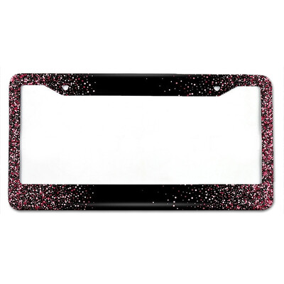 Skaisti raksti Amerikāņu standarta alumīnija sakausējuma auto numura zīmes vāciņš auto aksesuāri ūdensizturīgs numura zīmes vāciņš