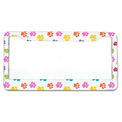 Skaisti raksti Amerikāņu standarta alumīnija sakausējuma auto numura zīmes vāciņš auto aksesuāri ūdensizturīgs numura zīmes vāciņš