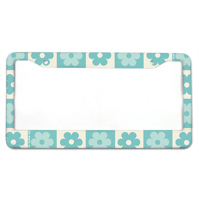 Skaisti raksti Amerikāņu standarta alumīnija sakausējuma auto numura zīmes vāciņš auto aksesuāri ūdensizturīgs numura zīmes vāciņš