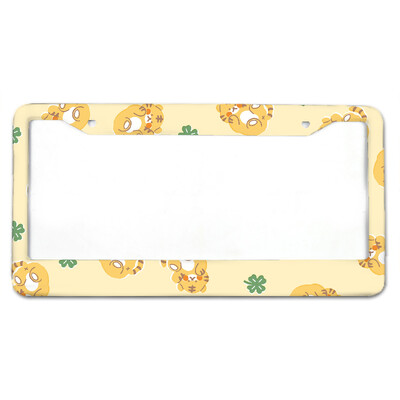 Skaisti raksti Amerikāņu standarta alumīnija sakausējuma auto numura zīmes vāciņš auto aksesuāri ūdensizturīgs numura zīmes vāciņš