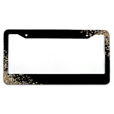 Skaisti raksti Amerikāņu standarta alumīnija sakausējuma auto numura zīmes vāciņš auto aksesuāri ūdensizturīgs numura zīmes vāciņš