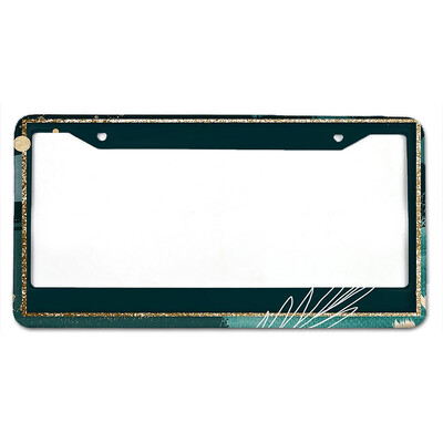 Skaisti raksti Amerikāņu standarta alumīnija sakausējuma auto numura zīmes vāciņš auto aksesuāri ūdensizturīgs numura zīmes vāciņš